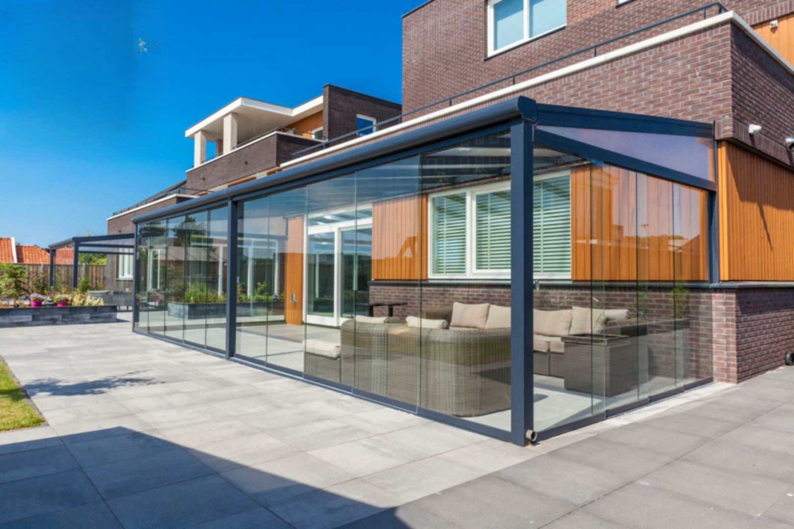 1006 cm breed Bosco terrasoverkapping