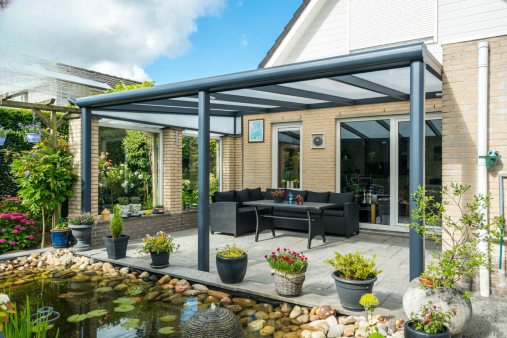 506 cm breed Bosco terrasoverkapping