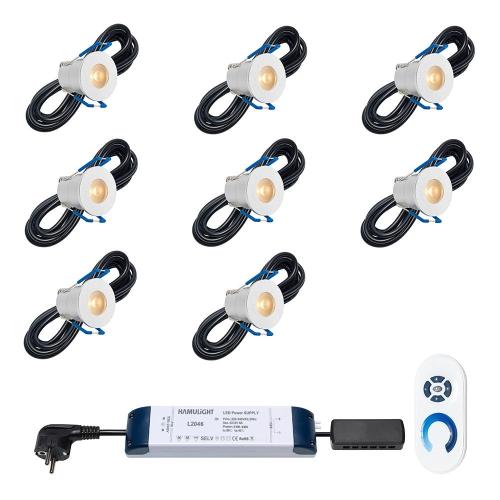 CREE LED Veranda inbouwspot Valencia warm wit | Set van 6, 8, 10 of 12 stuks